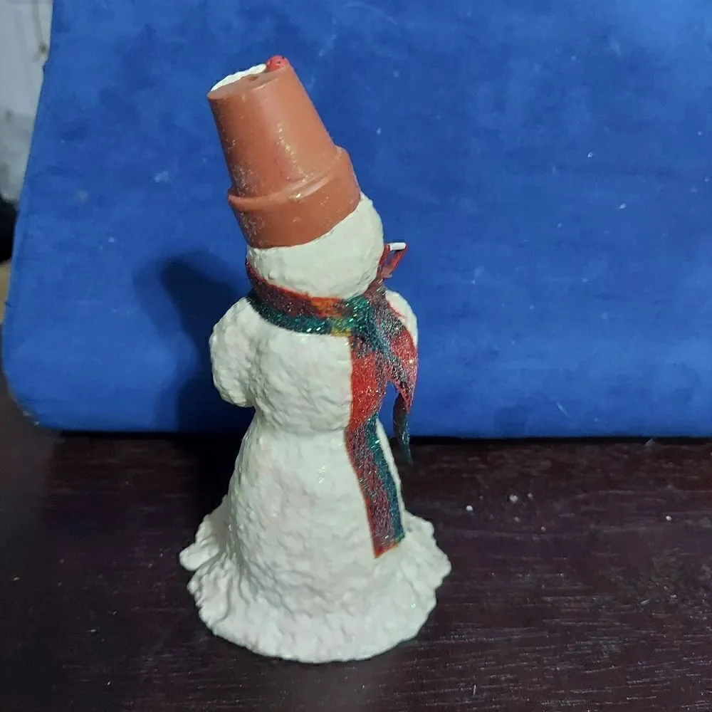 From a Nickel to the Snowsnickle Figurine garden Snowman Enesco 1998 Rare